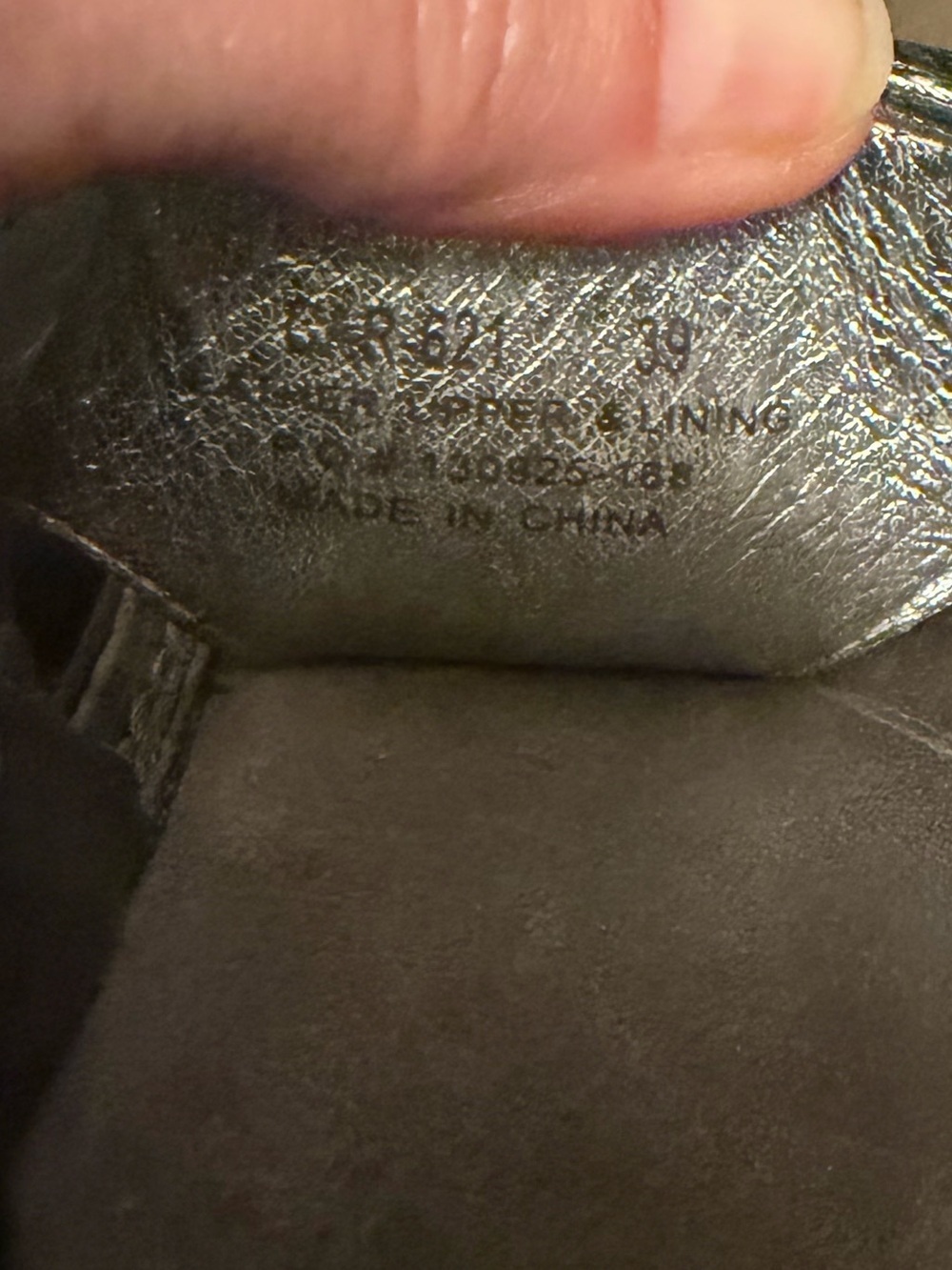 ALEGRIA Gray Carina Pewter Leather Comfort Thong Sandal Size 39 US 9 Silver - Picture 9 of 15